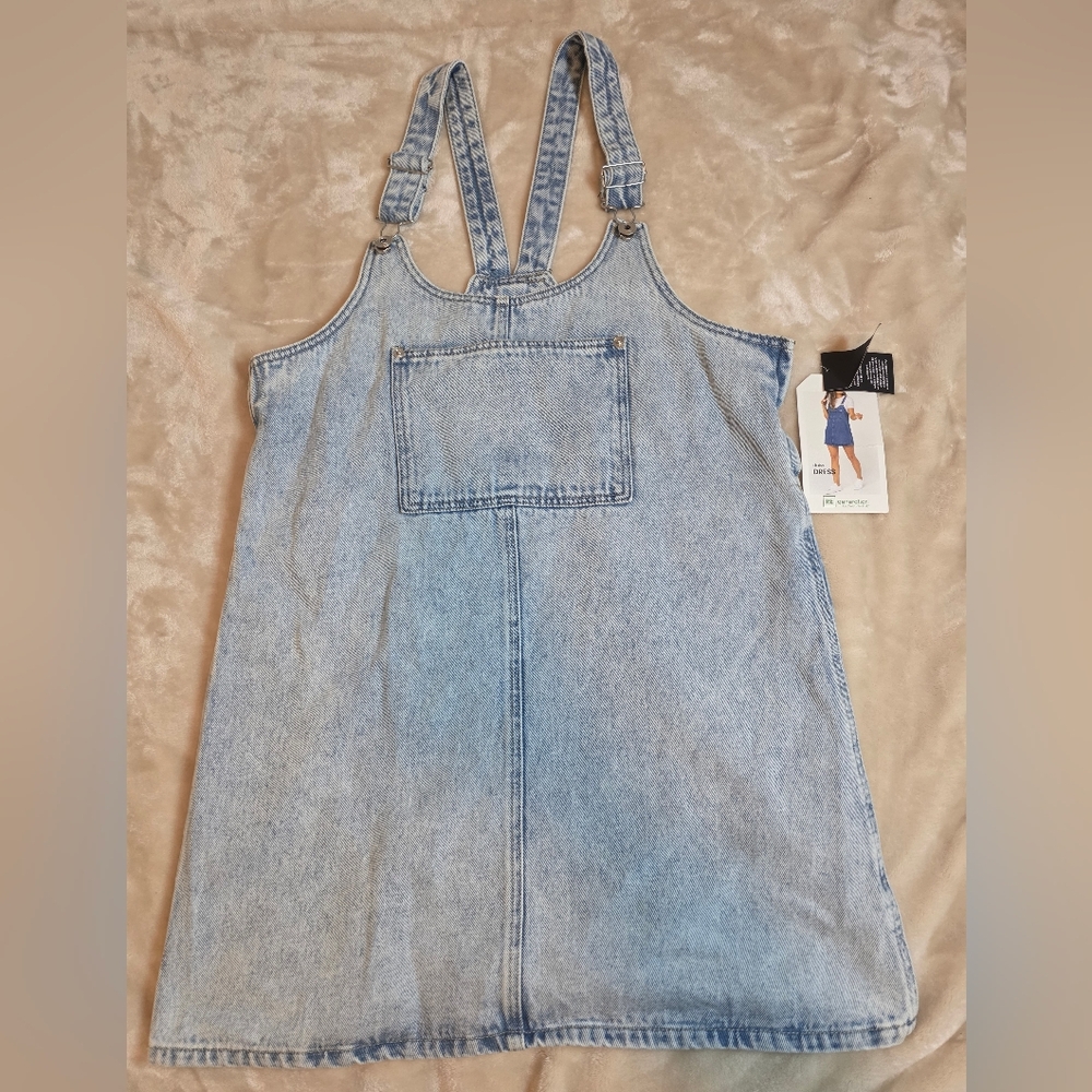 Celebrity Pink Blue Denim Dress